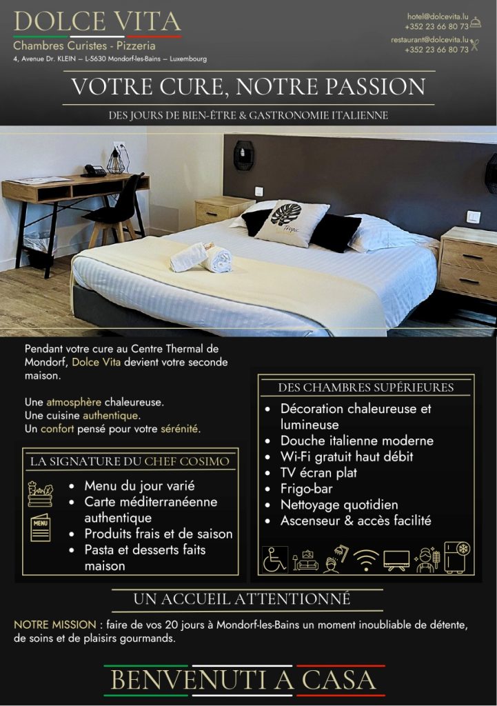 dolce vita séjour cure verso