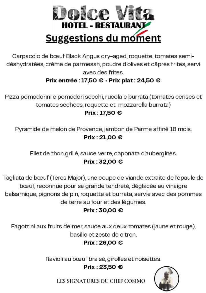 suggestions dolce vita mondorf